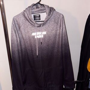 American Eagle Outfitters Gray and Black Hoodie